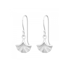 Ginkgo Earrings Sterling Silver Oorbellen