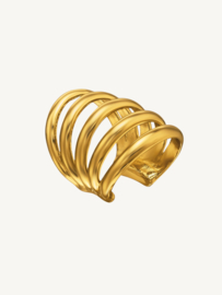 Palm Ear Cuff - Gold Plated