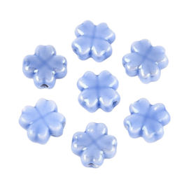 Klavertje Vier Keramiek Kraal (1x)