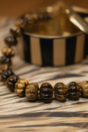 Tiger Eye Necklace Gold