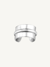 Stripe Ear Cuff - Sterling Zilver