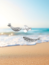 Sardines Oorstekers - Sterling Zilver
