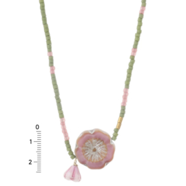Beaded Flower Necklace