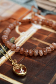 Sunstone Mineral Bracelet