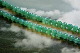 Groen Agaat 8 mm Kralen