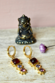 Celestial Glow Oorbellen - Gold Plated