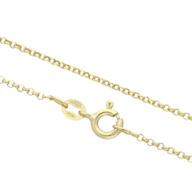 Plain Necklace Gold Vermeil 55.9 cm