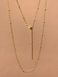 Plain Stainless Steel Necklace Gold