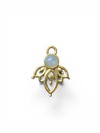 Maansteen Lotus Bedel - Brass