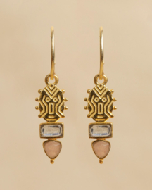 Komi Labradorite Gold Vermeil Earrings / Muja Juma
