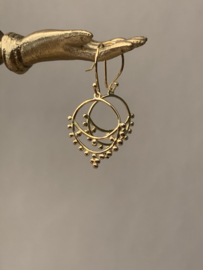 Gold Vermeil Boho Dots Earrings