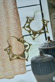 Bohemian Hoops - Brass