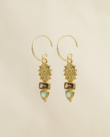 Komi Smokey Quartz Gold Vermeil Earrings / Muja Juma