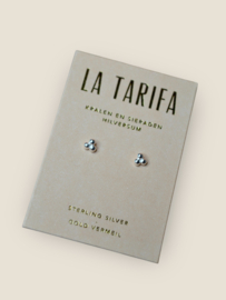 Triple Dotted Oorstekers - Sterling Zilver