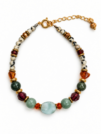Autumn Treasures – Edelsteen Ketting & Armband Set