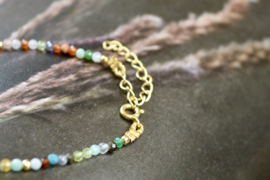 Multi Stone Bracelet Gold Vermeil