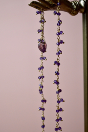 Amethist Bloom Chain Ketting