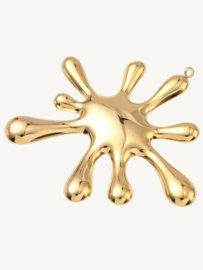 Splash Bedel - Stainless Steel Goud