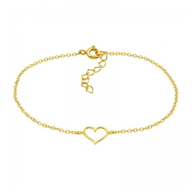 Gold Vermeil Heart Bracelet / Armband
