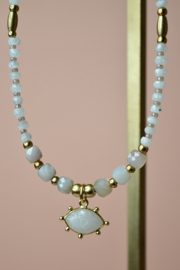 Maansteen Oog Ketting