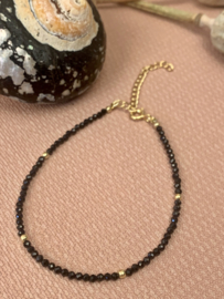Black Onyx Gold Vermeil Bracelet / Armband