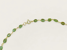 Sarita Peridot Necklace Gold Plated