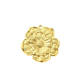 Bloem Bedel RVS Gold Plated