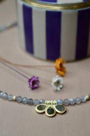 Siena Rumi Labradorite Necklace Gold Plated