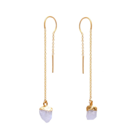 Moonstone Gold Vermeil Earchains