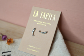 Sardines Oorstekers - Sterling Zilver