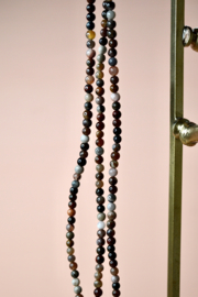 Versteend Hout 4 mm Kralen