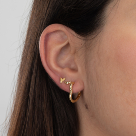 Leaf Earstuds Sterling Silver