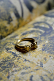 Vintage Panter Ring - Brass