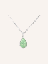 Amazoniet Necklace - Sterling Silver