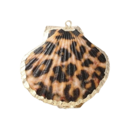 Luipaard Print Schelp Bedel