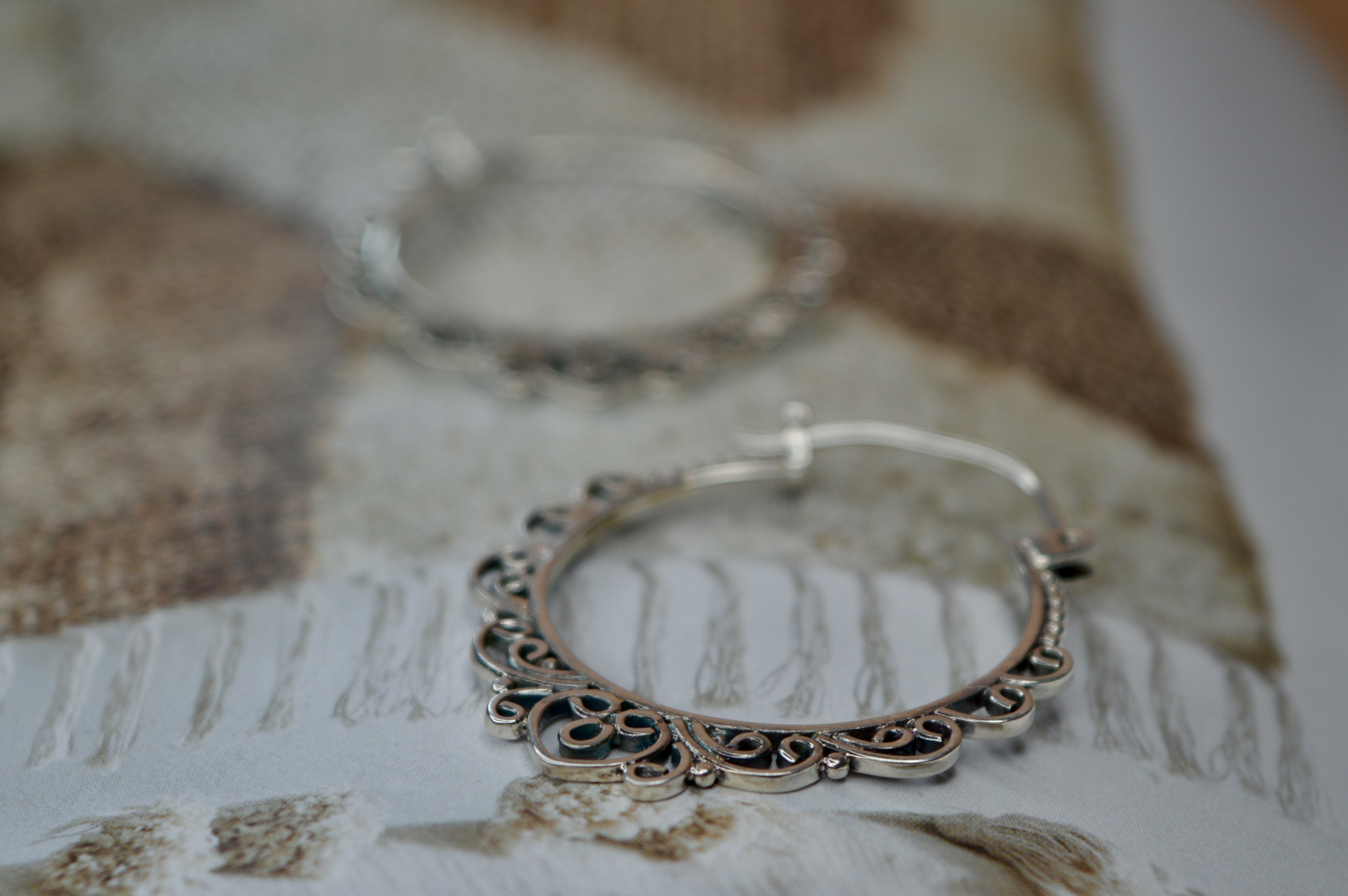Bohemian Earrings Sterling Silver