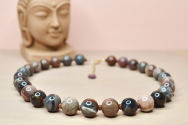 Terra Anima 12 / Petrified Wood Necklace