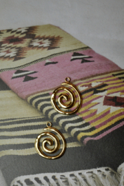 Spiraal Bedel - Stainless Steel Gold Plated