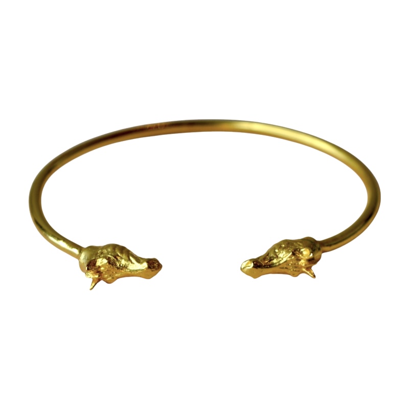 Zebra Bangle Brass