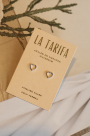 Open Heart Studs Sterling Silver
