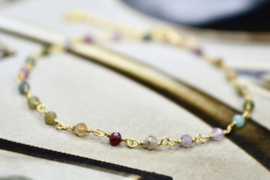 Tourmaline Harmonic Bracelet / Gold Vermeil