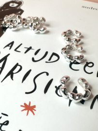 Hartjes Ear Cuff - Silver Plated