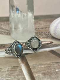 Labradorite Boho Ring Sterling Silver