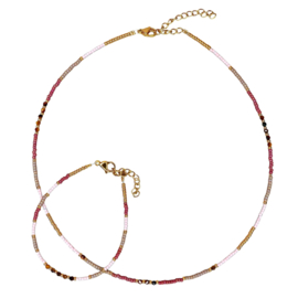 DIY Set Ketting & Armband Goud