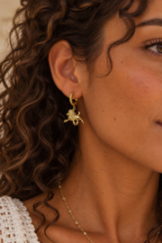 Le Caniche Single Hoop - Gold Plated