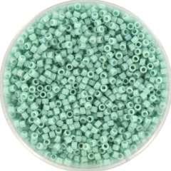 Miyuki Delica 2 mm Duracoat Opaque Dyed Mint Aqua 2356