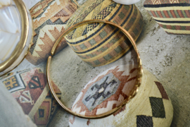 Lotus Bangle - Brass