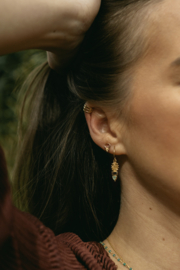Komi Labradorite Gold Vermeil Earrings / Muja Juma