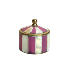 Pink Striped Circus Box Small