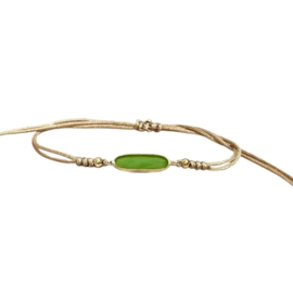 Flat Mirror Bracelet Green